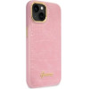 Guess Croco Collection case for iPhone 14 Plus - pink - (GUE002263-0)