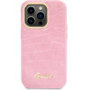 Guess Croco Collection case for iPhone 14 Pro - pink - (GUE002264-0)