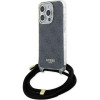 Guess Crossbody Cord 4G Print case for iPhone 15 Pro - black - (GUE003386-0)