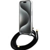 Guess Crossbody Cord 4G Print case for iPhone 15 Pro - black - (GUE003386-0)