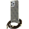 Guess Crossbody Cord 4G Print case for iPhone 15 Pro - brown - (GUE003389-0)