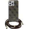 Guess Crossbody Cord 4G Print case for iPhone 15 Pro Max - brown - (GUE003390-0)