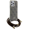 Guess Crossbody Cord 4G Print case for iPhone 15 Pro Max - brown - (GUE003390-0)