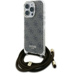 Guess Crossbody Cord 4G Print Case for iPhone 16 Pro - Brown - (GUE004132-0)