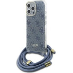 Guess Crossbody Cord 4G Print Case for iPhone 16 Pro Max - Blue - (GUE004107-0)