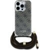 Guess Crossbody Cord 4G Print Case for iPhone 16 Pro Max - Brown - (GUE004104-0)