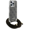 Guess Crossbody Cord 4G Print Case for iPhone 16 Pro Max - Brown - (GUE004104-0)