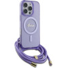 Guess Crossbody Cord Script MagSafe Case for iPhone 16 Pro - Purple - (GUE004136-0)