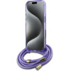 Guess Crossbody Cord Script MagSafe Case for iPhone 16 Pro - Purple - (GUE004136-0)