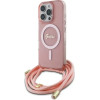 Guess Crossbody Cord Script MagSafe Case for iPhone 16 Pro Max - Pink - (GUE004114-0)