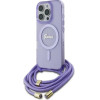 Guess Crossbody Cord Script MagSafe Case for iPhone 16 Pro Max - Purple - (GUE004112-0)