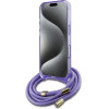 Guess Crossbody Cord Script MagSafe iPhone 16 Case - Purple - (GUE004135-0)