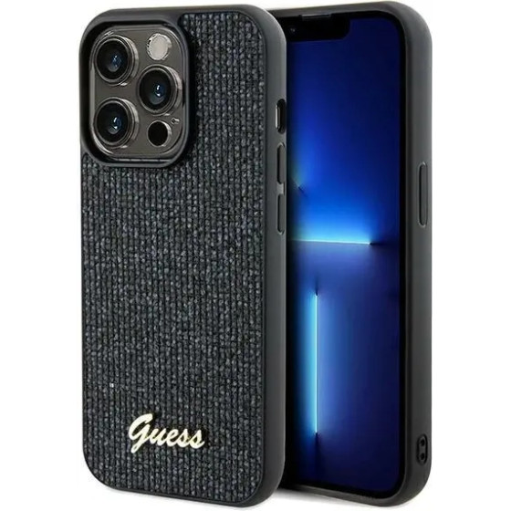 Guess Disco Metal Script case for iPhone 14 Pro Max - black - (GUE003170-0)