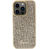 Guess Disco Metal Script case for iPhone 14 Pro - gold - (GUE003172-0)