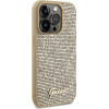 Guess Disco Metal Script case for iPhone 14 Pro Max - gold - (GUE003171-0)