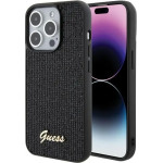 Guess Disco Metal Script case for iPhone 15 Pro - black - (GUE003080-0)