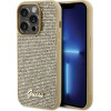 Guess Disco Metal Script case for iPhone 15 Pro - gold - (GUE003083-0)