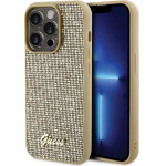 Guess Disco Metal Script case for iPhone 15 Pro - gold - (GUE003083-0)