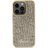 Guess Disco Metal Script case for iPhone 15 Pro - gold - (GUE003083-0)