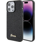 Guess Disco Metal Script case for iPhone 15 Pro Max - black - (GUE003081-0)