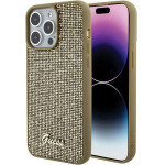 Guess Disco Metal Script case for iPhone 15 Pro Max - gold - (GUE003084-0)