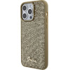 Guess Disco Metal Script case for iPhone 15 Pro Max - gold - (GUE003084-0)