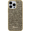 Guess Disco Metal Script case for iPhone 15 Pro Max - gold - (GUE003084-0)