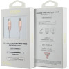 Guess Ebossed Logo USB-C / Lightning Cable 1.5m Fast Charging - Pink - (GUE003441-0)