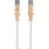 Guess Ebossed Logo USB-C / USB-C Cable 1.5m Fast Charging - Gold - (GUE003438-0)