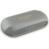 Guess Elongated Metalic Printed Logo Bluetooth TWS Headphones + Docking Station - Gray - (GUE004224-0)