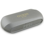 Guess Elongated Metalic Printed Logo Bluetooth TWS Headphones + Docking Station - Gray - (GUE004224-0)