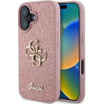 Guess Fixed Glitter Big 4G Case for iPhone 16 Plus 6.7 - Pink - (GUE003821-0)