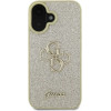 Guess Fixed Glitter Big 4G iPhone 16 Case - Gold - (GUE003823-0)