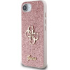 Guess Fixed Glitter Big 4G iPhone 16e Case - Pink - (GUE004489-0)