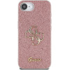 Guess Fixed Glitter Big 4G iPhone 16e Case - Pink - (GUE004489-0)