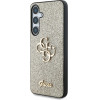 Guess Fixed Glitter Big 4G Metal Logo case for Samsung Galaxy S25 gold - (GUE004303-0)