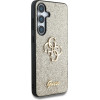Guess Fixed Glitter Big 4G Metal Logo case for Samsung Galaxy S25 gold - (GUE004303-0)