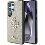 Guess Fixed Glitter Big 4G Metal Logo case for Samsung Galaxy S25 Ultra gold - (GUE004305-0)