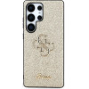 Guess Fixed Glitter Big 4G Metal Logo case for Samsung Galaxy S25 Ultra gold - (GUE004305-0)