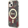 Guess Flower MagSafe case for iPhone 14 - green - (GUE002732-0)