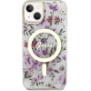 Guess Flower MagSafe case for iPhone 14 - transparent - (GUE002736-0)