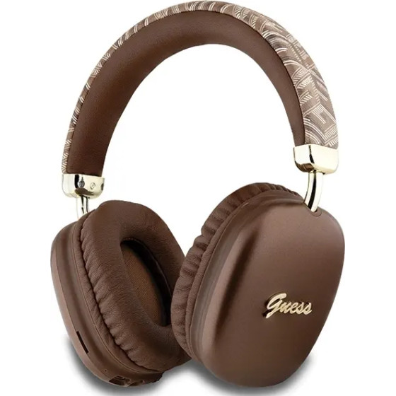 Guess GCube Metallic Script Logo Bluetooth on-ear headphones - brown - (GUE003639-0)