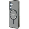 Guess Glitter Circle Classic Logo MagSafe case for Samsung Galaxy S25 black - (GUE004338-0)