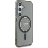 Guess Glitter Circle Classic Logo MagSafe case for Samsung Galaxy S25 black - (GUE004338-0)