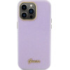 Guess Glitter Glossy Script case for iPhone 15 Pro - lilac - (GUE003301-0)
