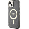 Guess Glitter Gold MagSafe case for iPhone 14 - black - (GUE002740-0)
