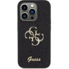 Guess Glitter Script Big 4G case for iPhone 15 Pro - black - (GUE003090-0)