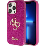 Guess Glitter Script Big 4G case for iPhone 15 Pro - purple - (GUE003383-0)