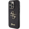 Guess Glitter Script Big 4G case for iPhone 15 Pro Max - black - (GUE003091-0)