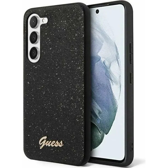 Guess Glitter Script case for Samsung Galaxy S24 - black - (GUE003559-0)